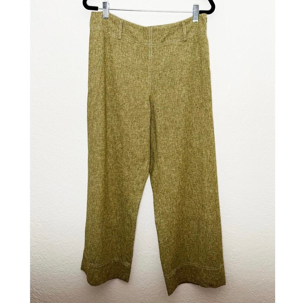 Isda & Co Women's Cropped Wide Leg Pants Lightweight Business‎ Casual Vintage 8